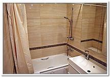 Ремонт ванной под ключ москва с бежевой плиткой