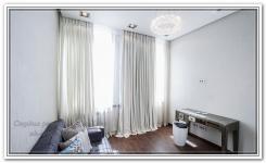 Ремонт квартир в стиле хай-тек с серыми стенами 