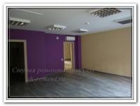 Ремонт офисов с фиолетовыми стенаими